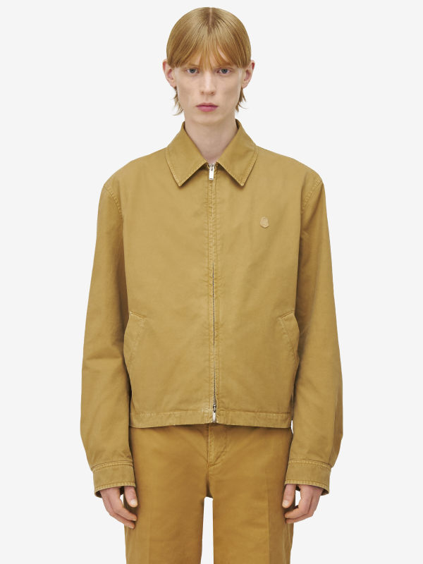 ALEXANDER MCQUEEN - Embroidered Skull Blouson - Item 828642QTADG9840